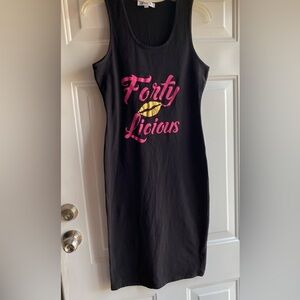 Love J Black Dress with Colorful Accents